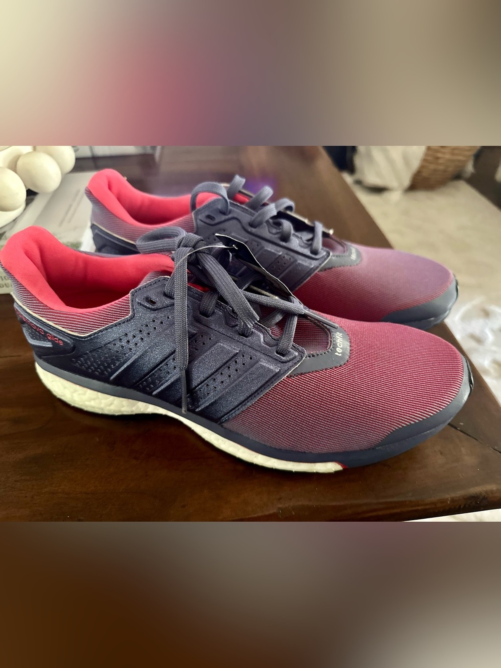 NEW Adidas Supernova Glide Athletic Shoes - Purple and Pink. Size 10